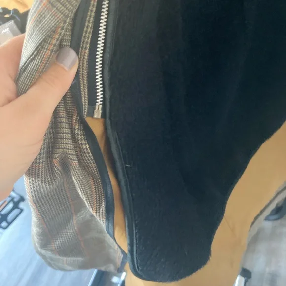 Vintage Plaid Women's Winter Coat with Removable Fleece Lining Sz XL - Picture 8 of 12